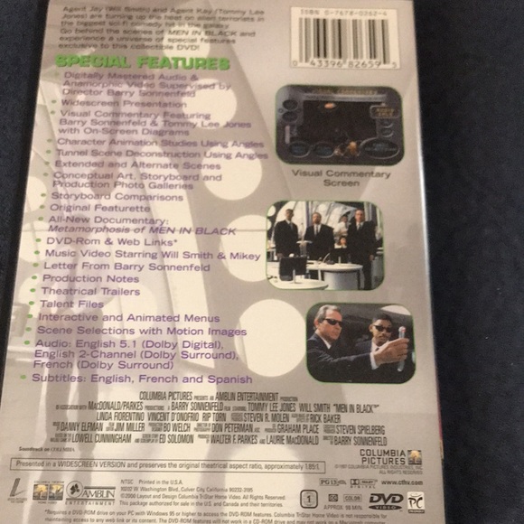 Men in Black MIB 1 & 2 DVD Set - Picture 4 of 5